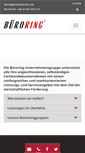 Mobile Screenshot of bueroring.de